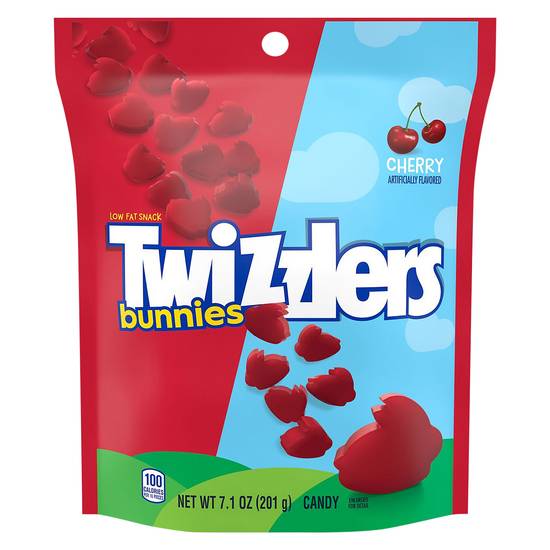 Twizzlers Cherry Flavored Low Fat Candy Bunnies (7.1 oz)