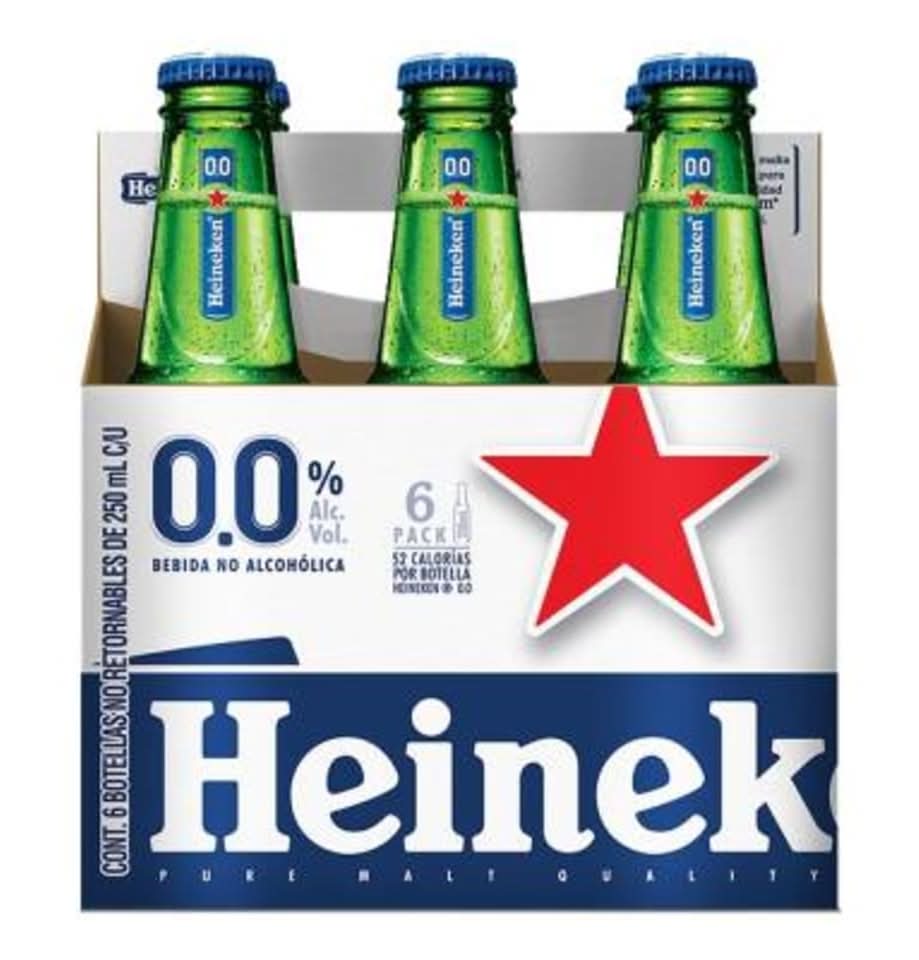 Heineken · Cerveza sin alcohol (6 x 250 ml)