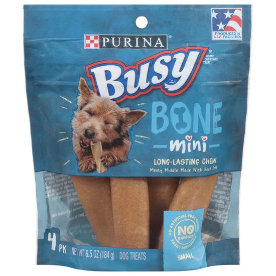 Purina Busy Mini Bone Small Dog Treats (4 ct)