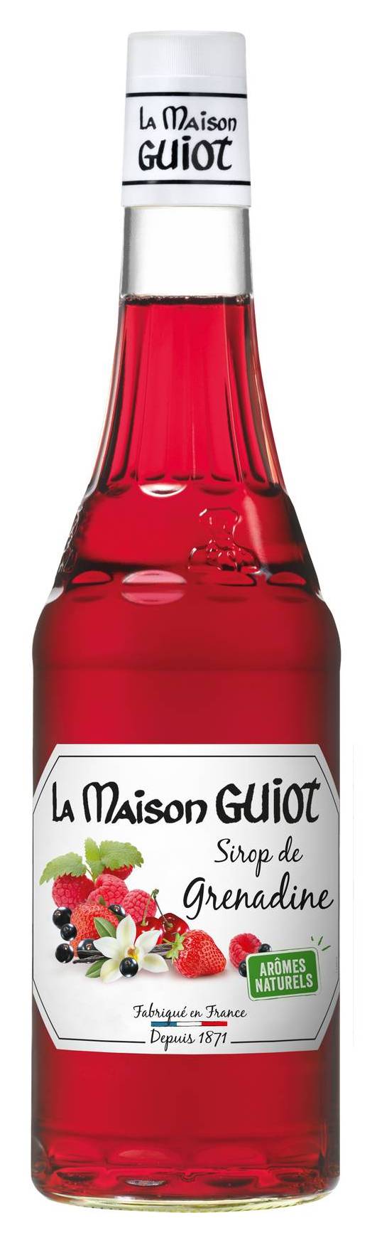 Grenadin sirup | sirop de grenadine - la maison guiot - 70ml