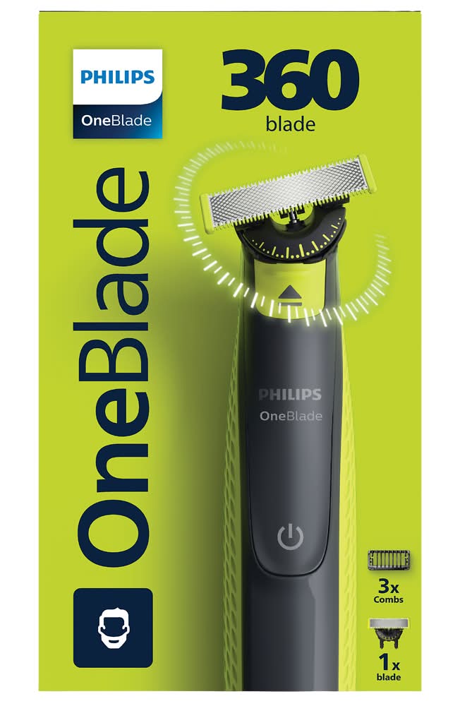 Philips - One blade kit de rasoir hybride face 360