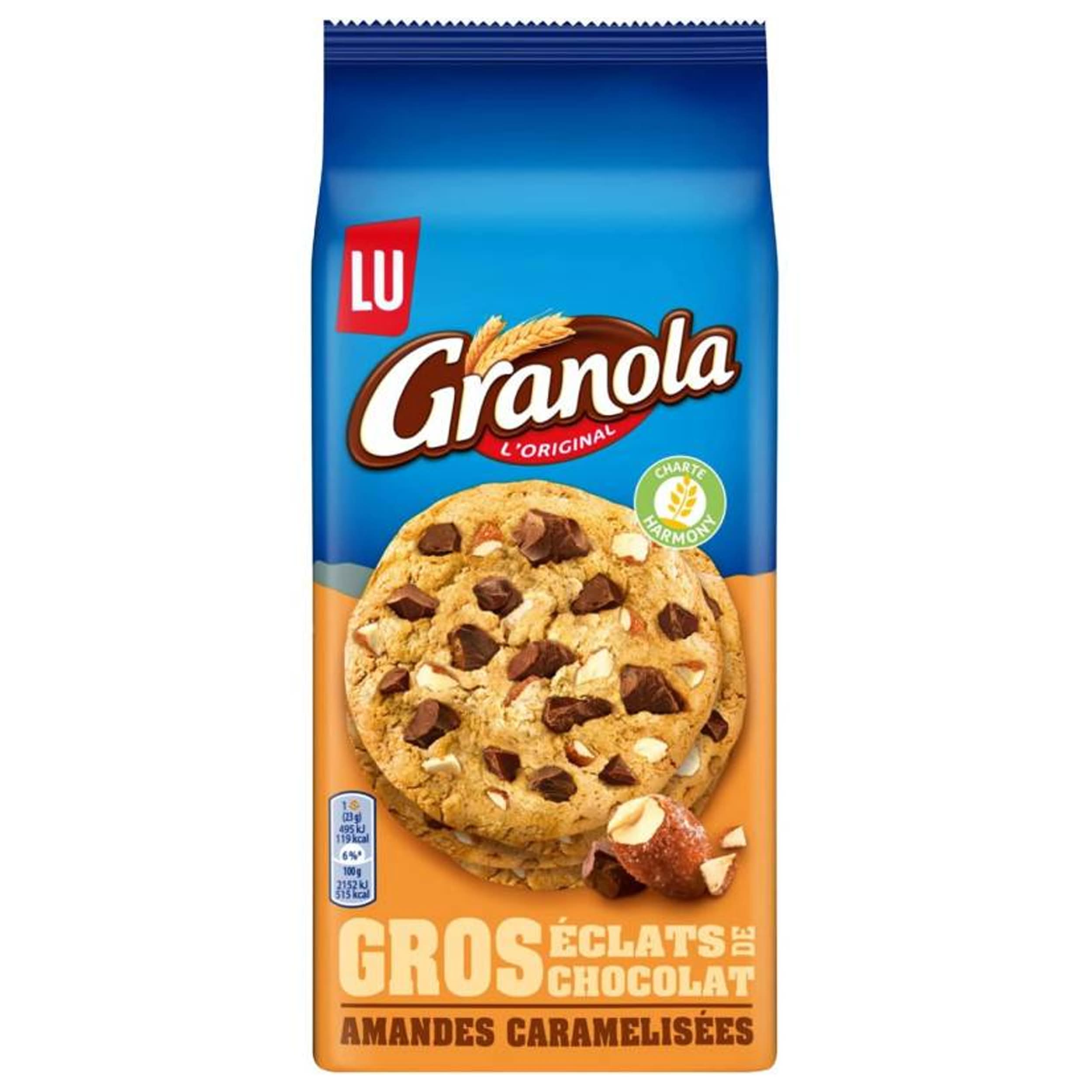 LU Granola cookies caramel original 184g