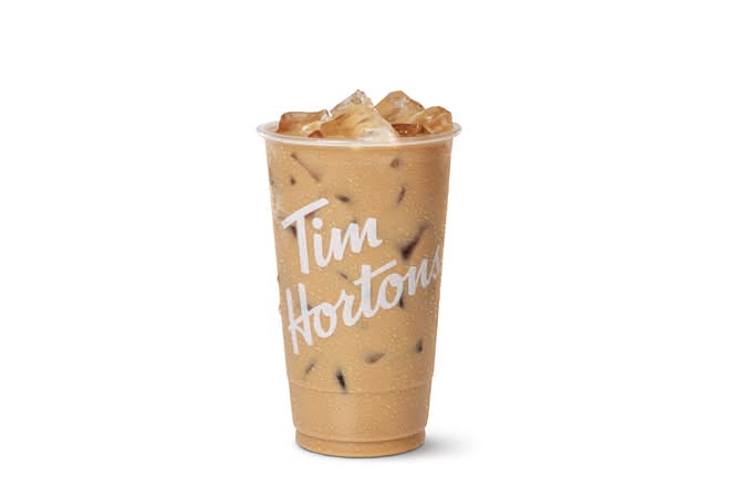 Cinnamon Caramel Apple Iced Coffee
