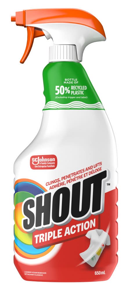 Shout Triple-Acting Laundry Stain Remover (650 ml)