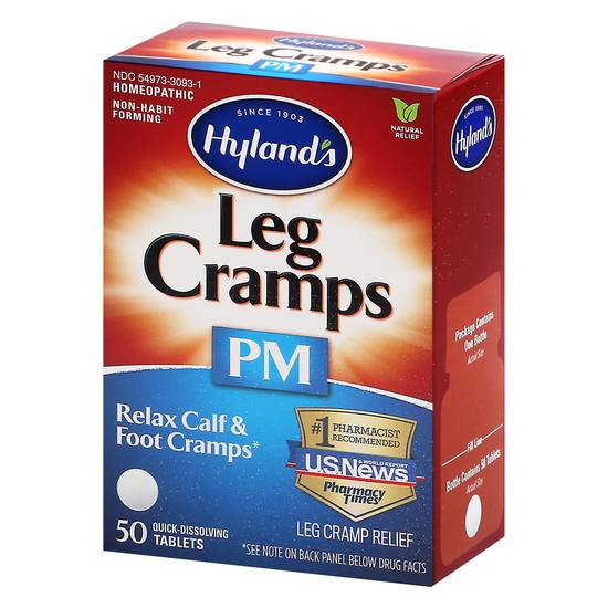 Hyland's Pm Leg Cramp Relief Quick-Dissolving Tablets (50 ct)