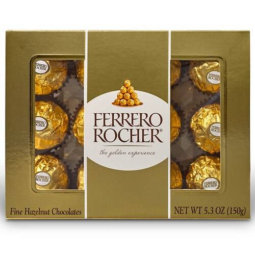Ferrero Rocher Fine Hazelnut Chocolates - 5.3 oz