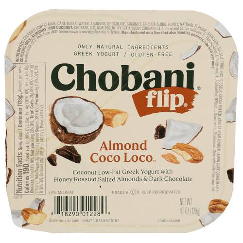 Chobani Almond Coco Loco Flip Greek Yogurt
