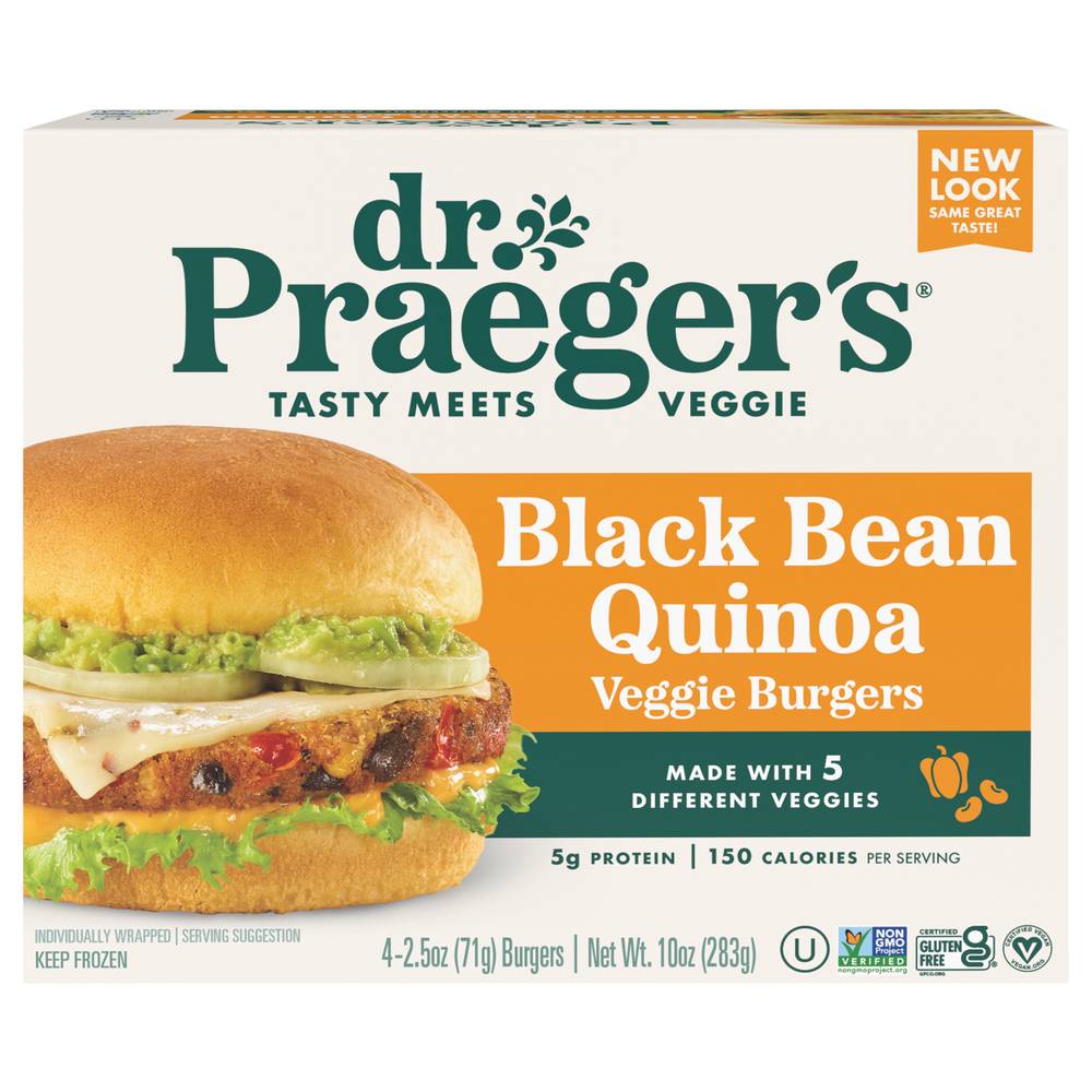 Dr. Praeger's Black Bean Quinoa Veggie Burger