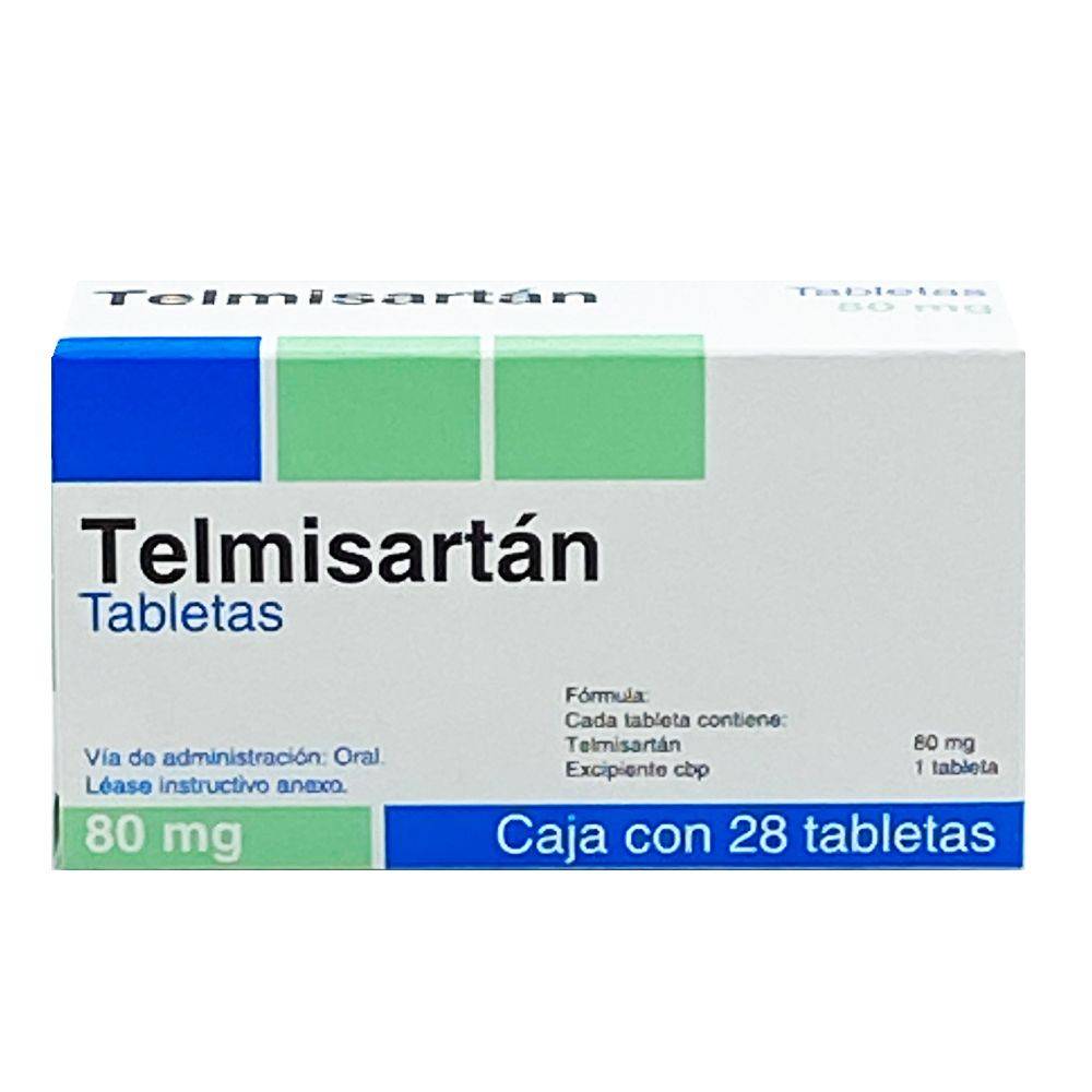 Boehringer ingelheim telmisartán tabletas 80 mg (28 piezas)