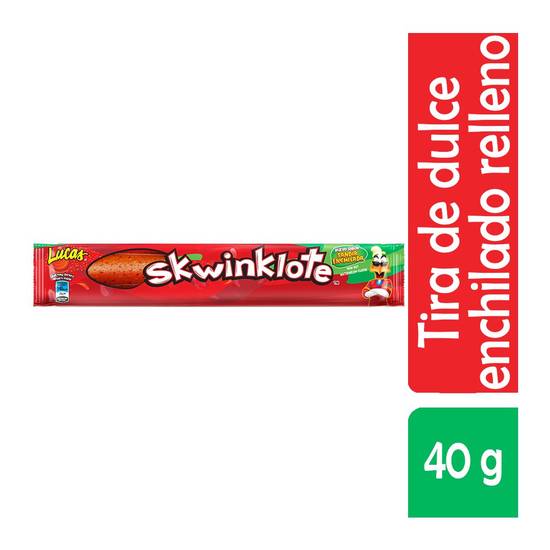 Skwinklote tira de dulce enchilado relleno (40 g)