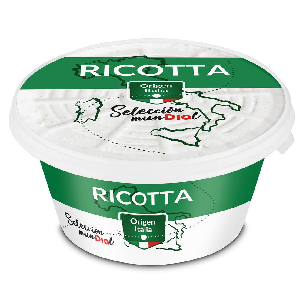 Queso Ricotta Selección Mundial De Dia Tarrina 250 G