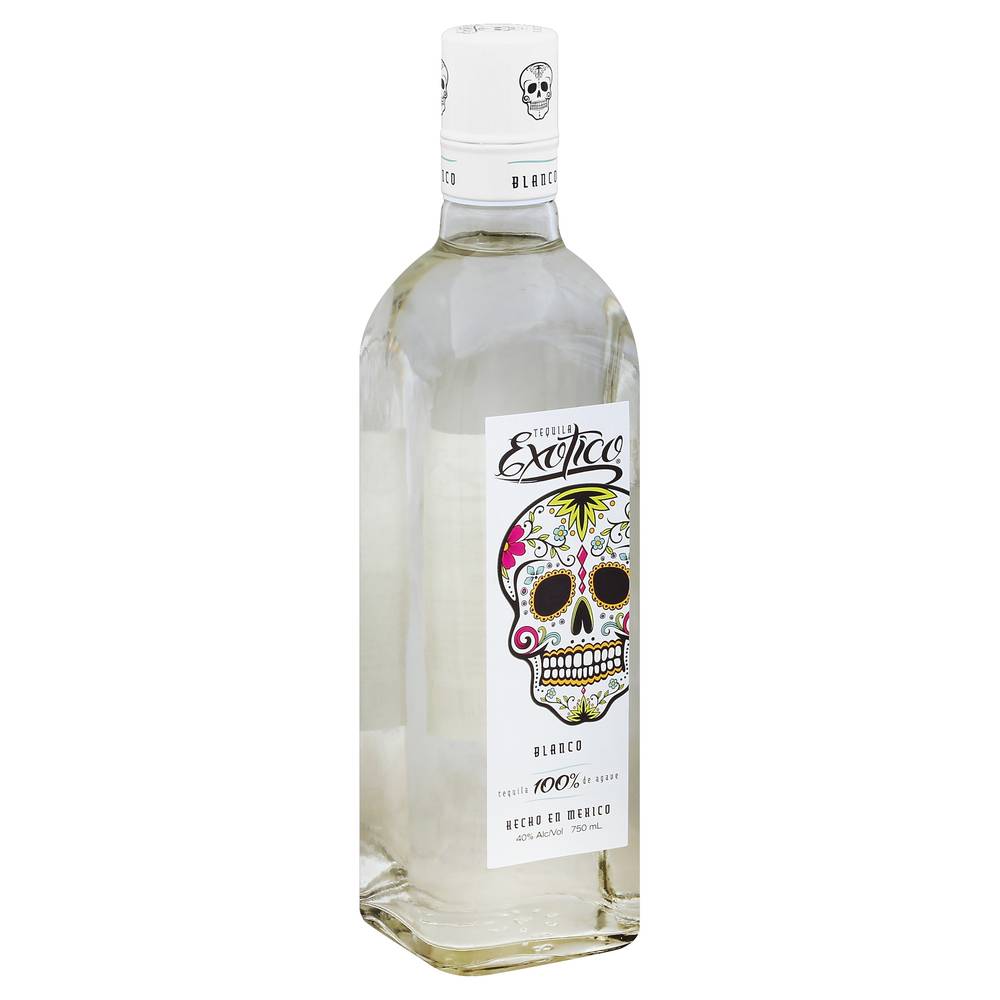 Tequila Exotico 100% De Agave Blanco Tequila (750 ml)