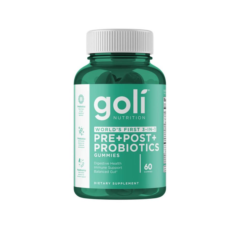 Goli Nutrition Pre + Pro + Post Biotic Gummies