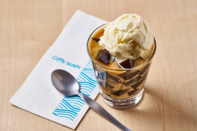 Camelado - Gelatina de Café, Helado de Vainilla y Kahlúa