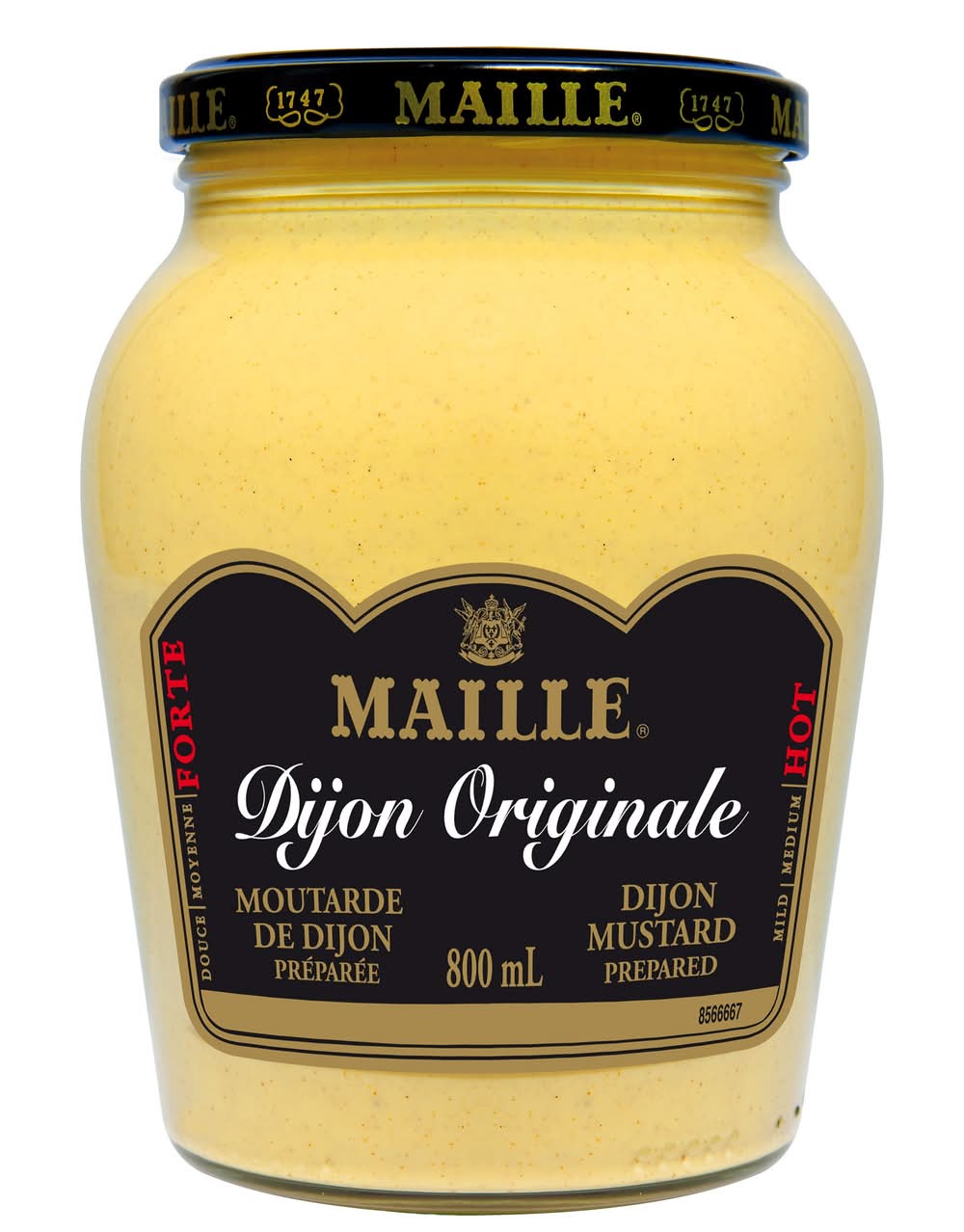 Maille - Pot De Moutarde De Dijon De 800 Ml / Maille Dijon Mustard, 800 Ml