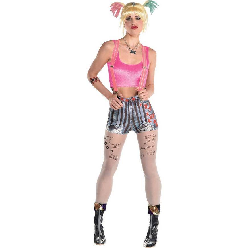 Adult Harley Quinn Costume - Birds of Prey - Size - XL