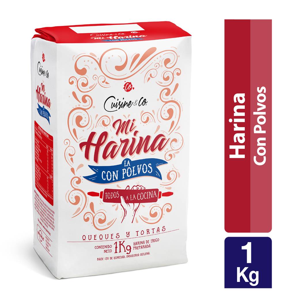 Cuisine & Co · Harina con polvos de hornear (1 kg)
