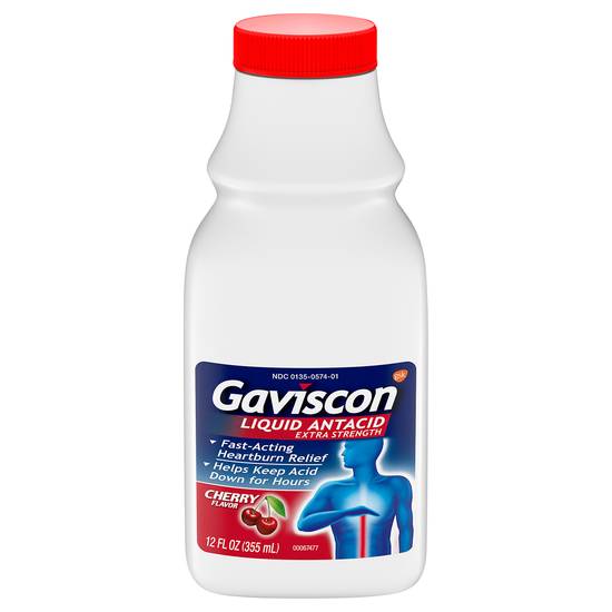 Gaviscon Extra Strength Cherry Flavored Fast-Acting Antacid