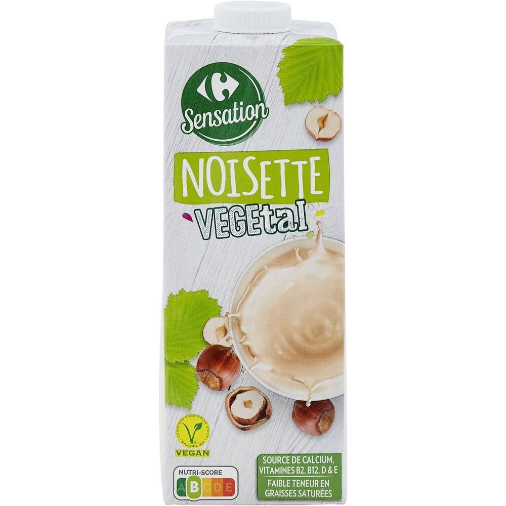 Carrefour Sensation - Boisson végétale aux noisettes (1L)