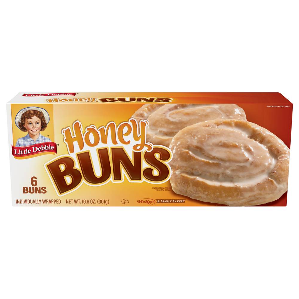 Little Debbie Honey Buns (10.6 oz, 6 ct)