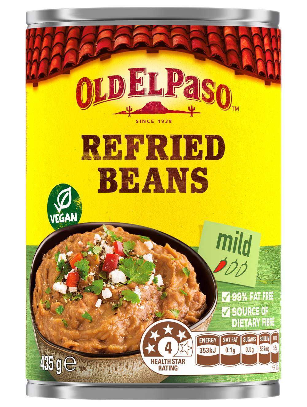 Old El Paso Refried Beans (435g)