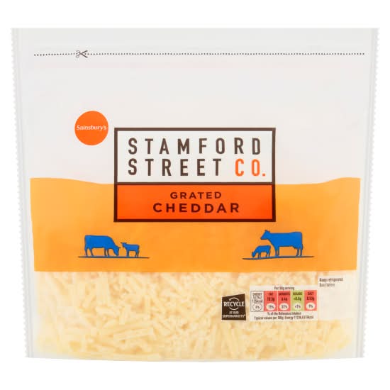 Stamford Street Co. Grated Cheddar Cheese (500g)