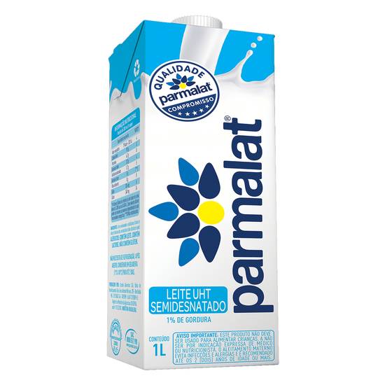 Parmalat leite semidesnatado uht tipo a (1 l)