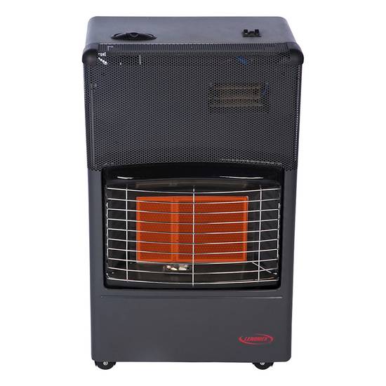Lenomex calefactor portátil 2 en 1 gas y eléctrico negro (1 pieza)