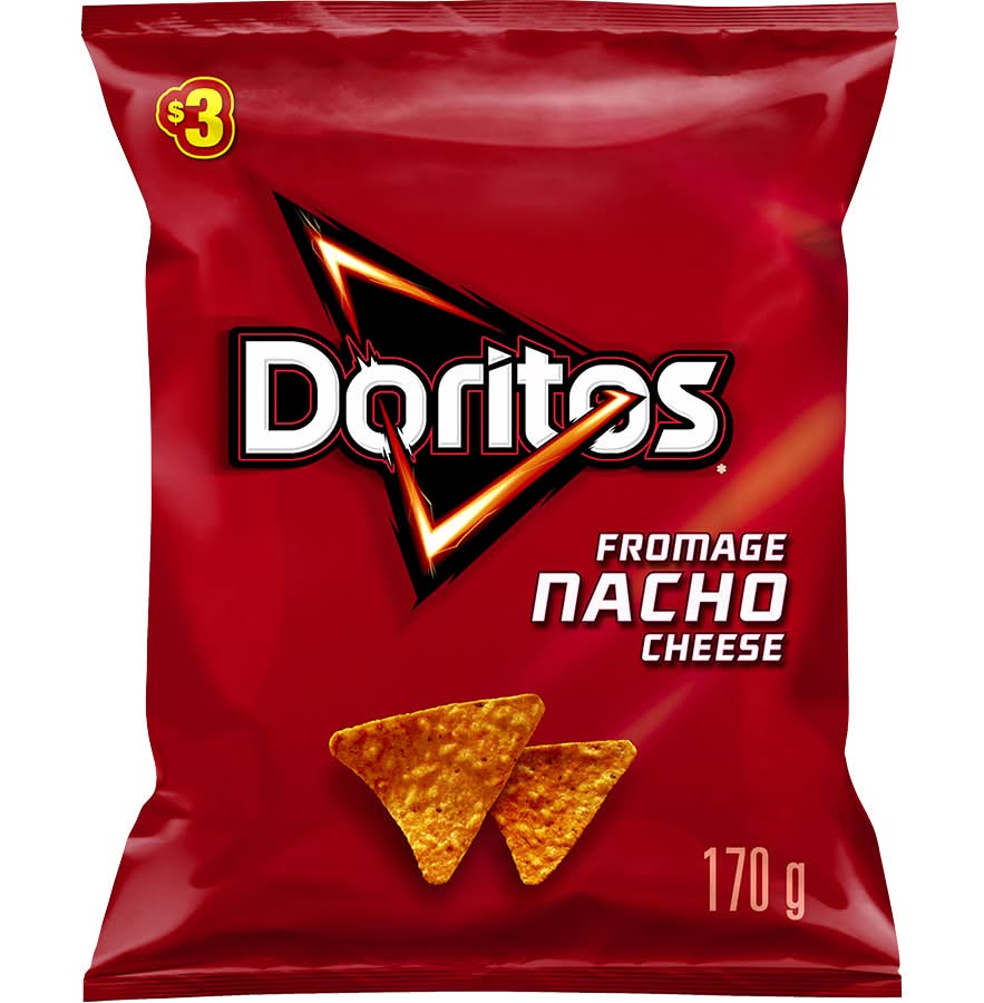 Doritos Tortilla Chips, Nacho Cheese (170 g)