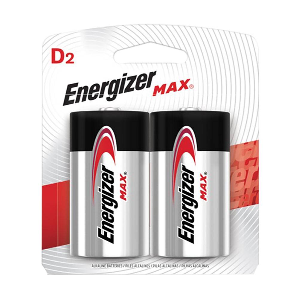 Pila d2 energizer 2 piezas