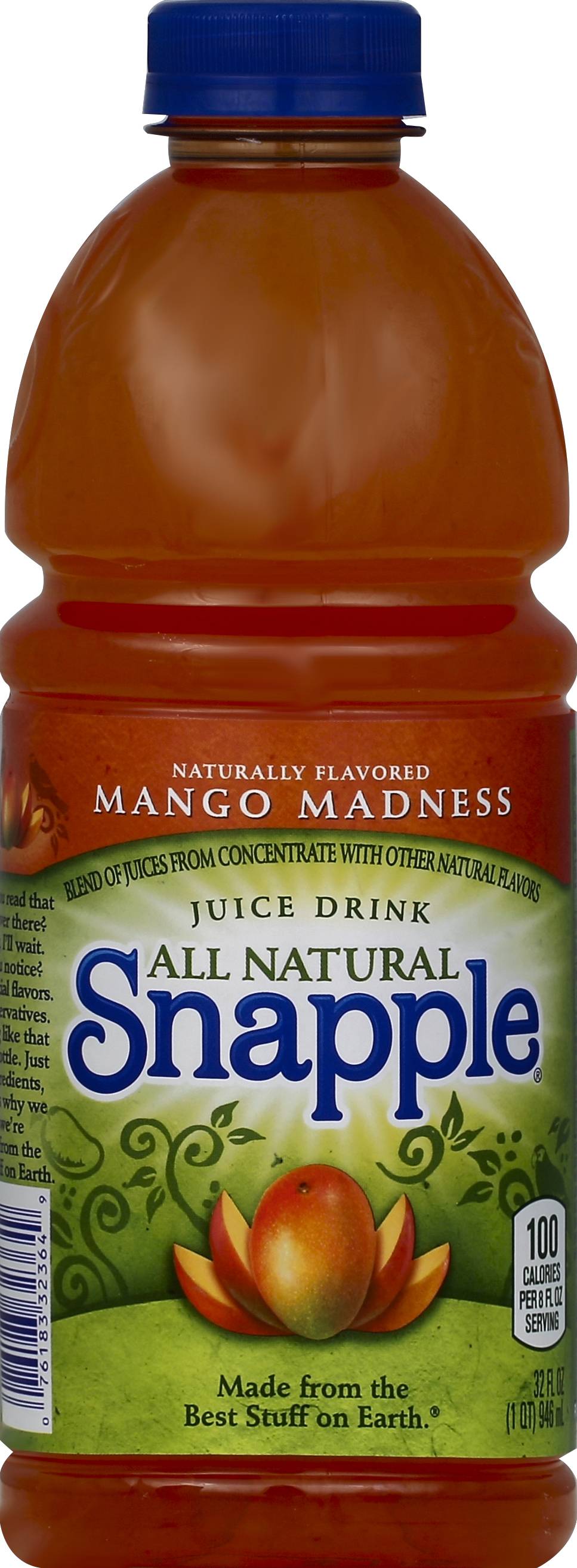 Snapple All Natural Fruit Juice, Mango (32 fl oz)