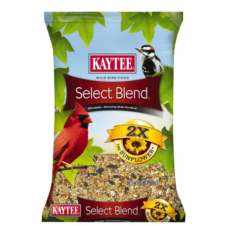 Kaytee Select Blend Wild Bird Food, Sunflower (9 lbs)