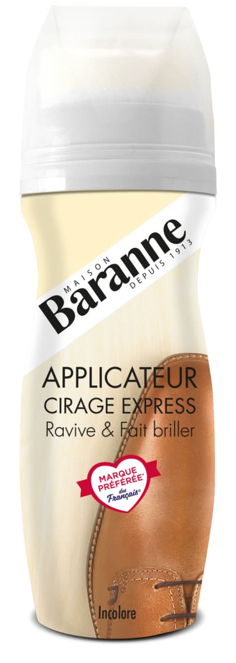 Baranne - Cirage incolore express avec applicateur (75ml)