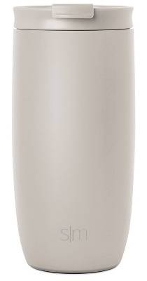 Simple Modern Voyager Stainless Steel Mug With Insulated Flip Lid, Almond Birch