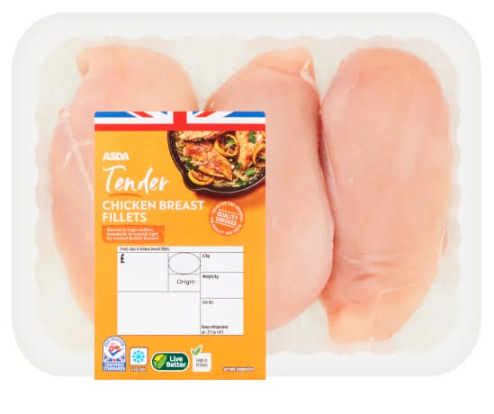 ASDA Tender Chicken Breast Fillets (600g)