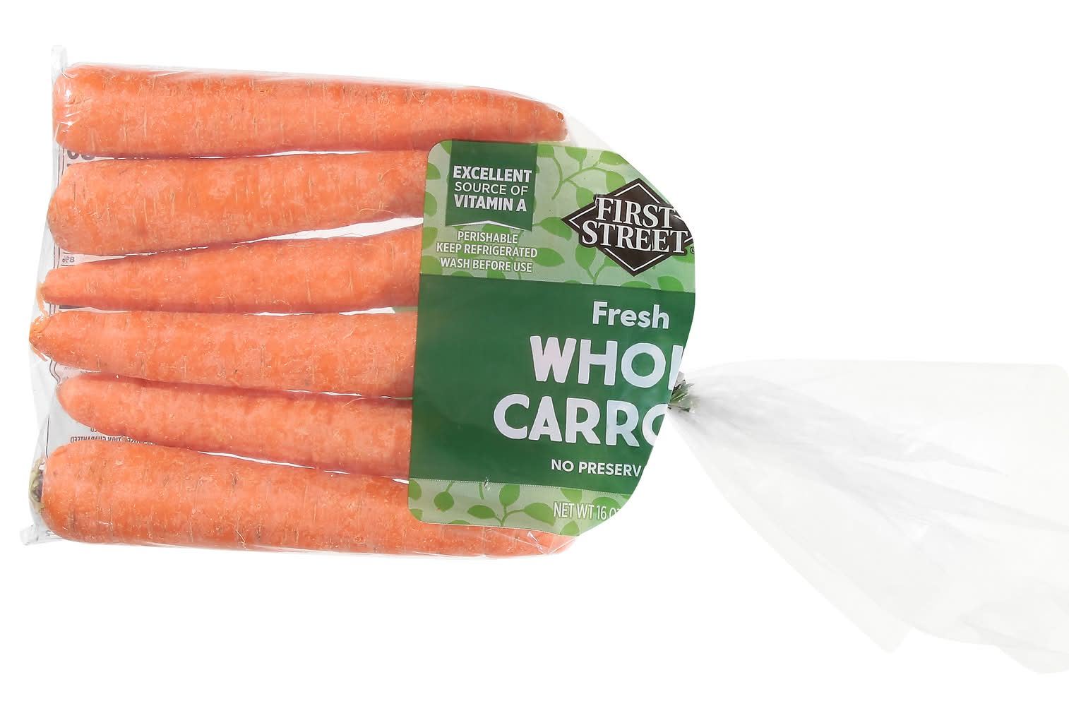 First Street Fresh Whole Carrots (16 oz)