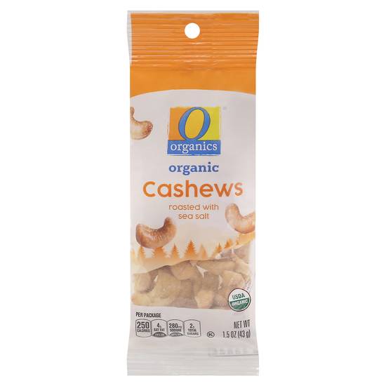O Organics Organic Cashews Roasted With Sea Salt (1.5 oz)