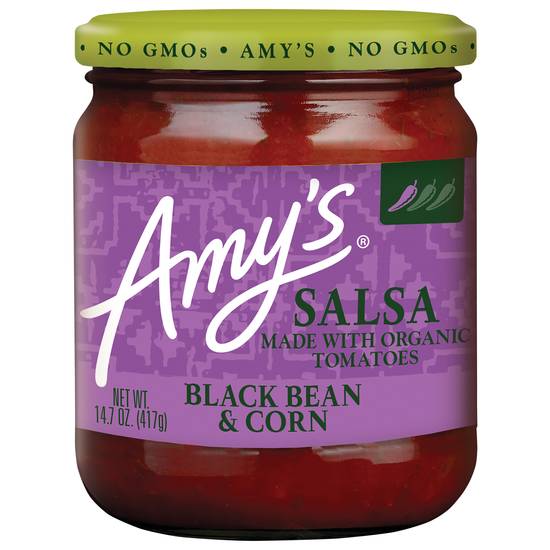 Amy's Black Bean & Corn Mild Salsa