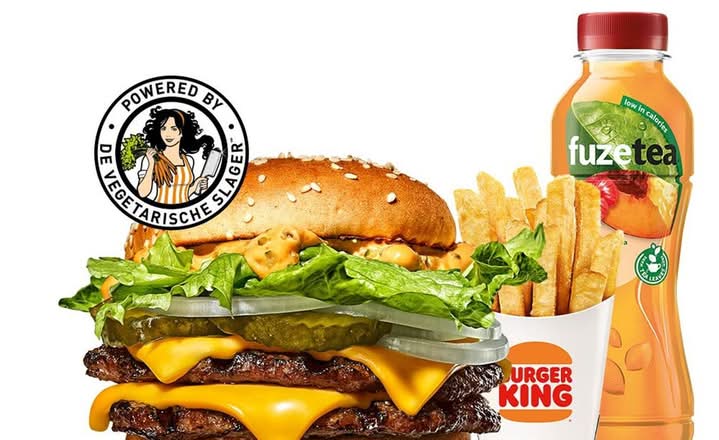 Veggie Big King menu