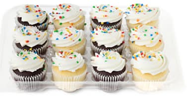 Assorted Cupcakes 12 Count - Ea
