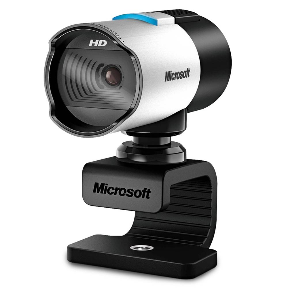 Microsoft cámara web lifecam studio negro/gris (1 pieza)