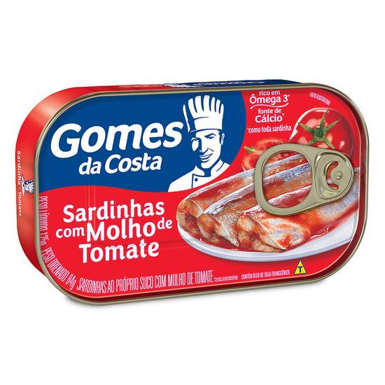 Gomes da costa sardinha com molho de tomate (125 g)