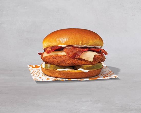 Blackened Bacon & Cheese Sandwich