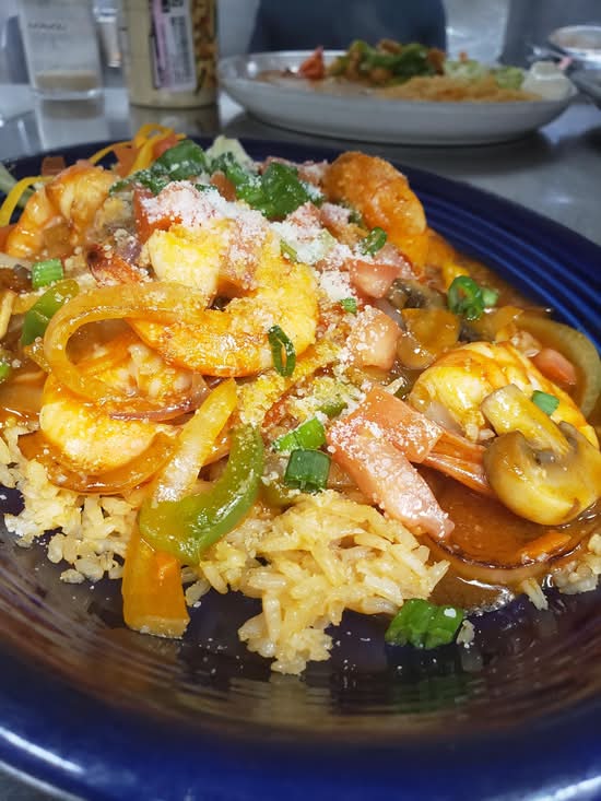 Arroz con Camarones.