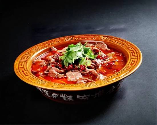 Sliced Beef with tofu pudding 豆花牛肉