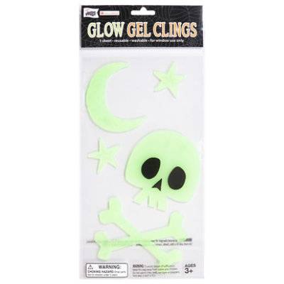 Mel 5.5X12 Halloween Supr Gel Cling - Ea