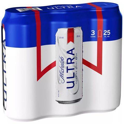 Michelob Ultra 3 Pack 25oz Can