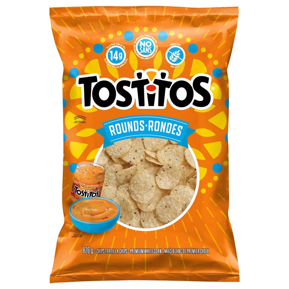 Tostitos Rounds Tortilla Chips, 826 G