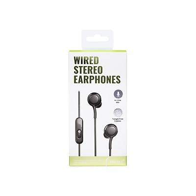 Vivitar Earbud Headphones, Black (STP1000-BLK)