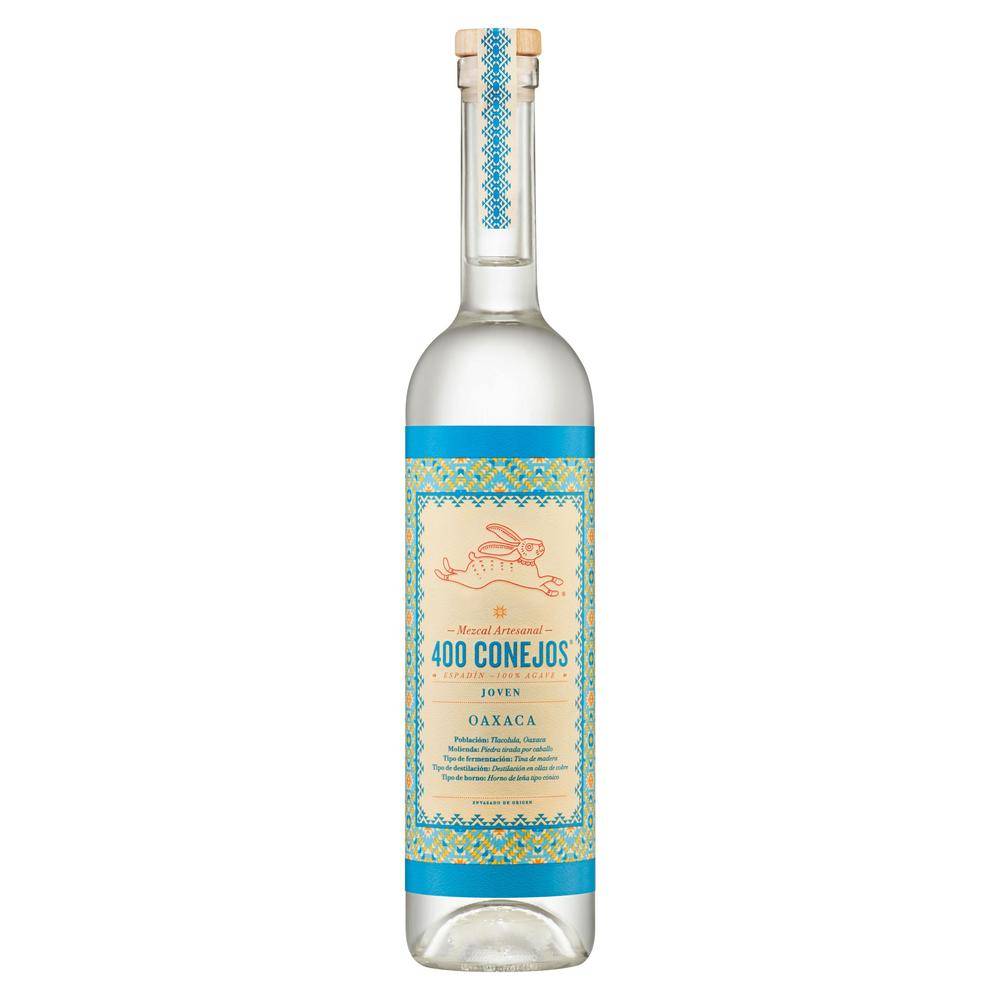 400 Conejos mezcal espadín artesanal (750 ml)